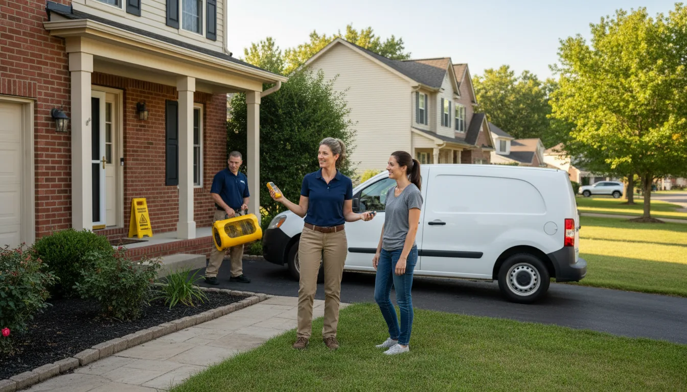 Residential water damage restoration in Elysburg, PA